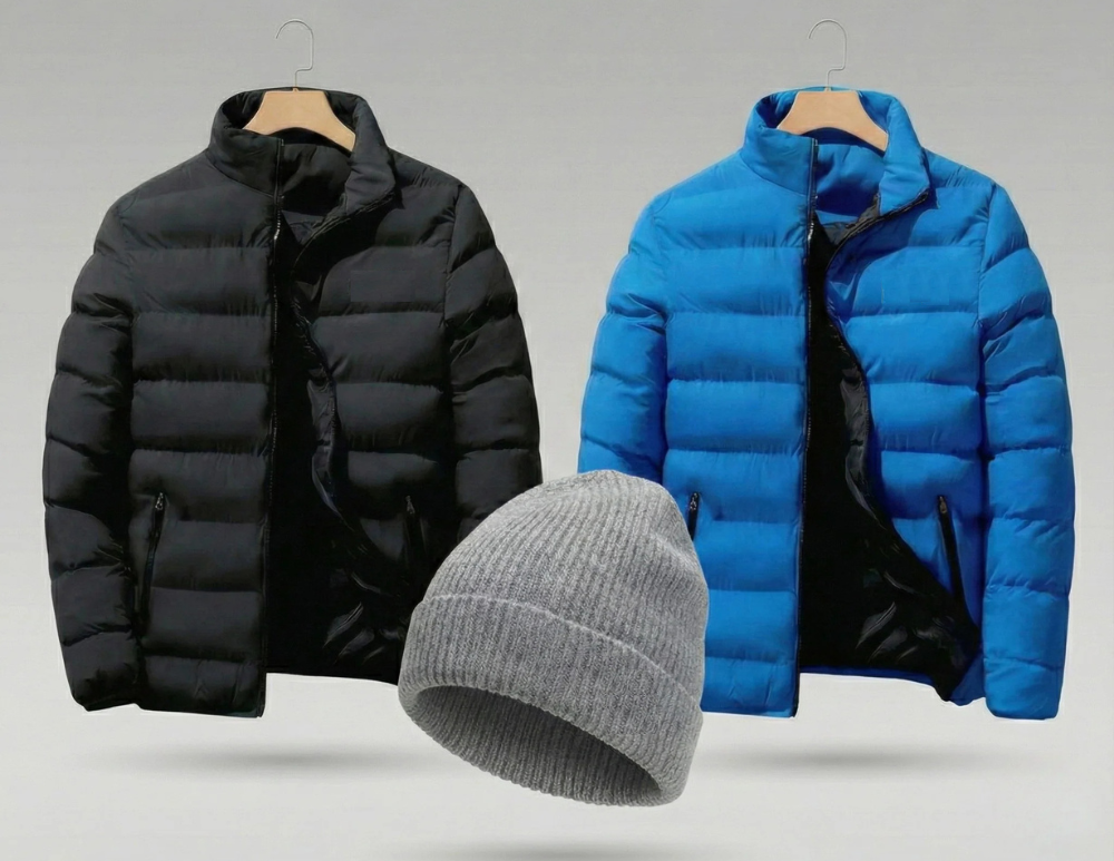 Premium Essential Jacket + Premium Beanie