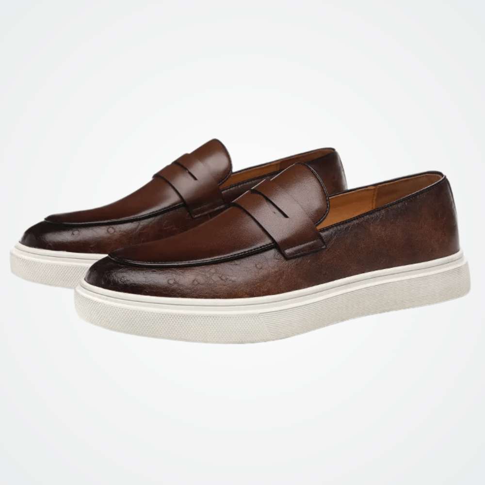 Leather Moccasin Slip-On for Men by Valmont