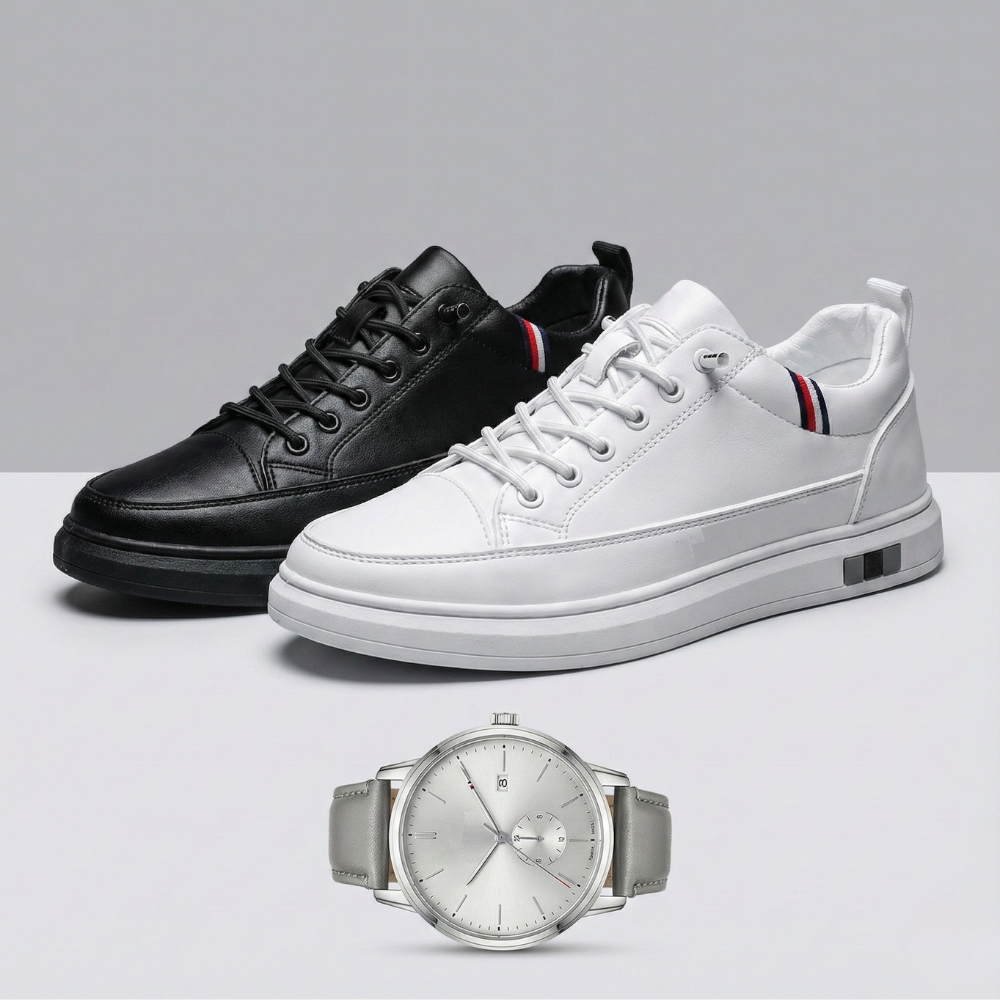 Elegant orthopedic sneakers + Elegant Watch
