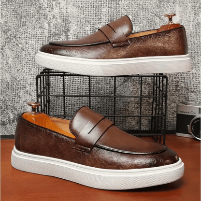 Leather Moccasin Slip-On for Men by Valmont