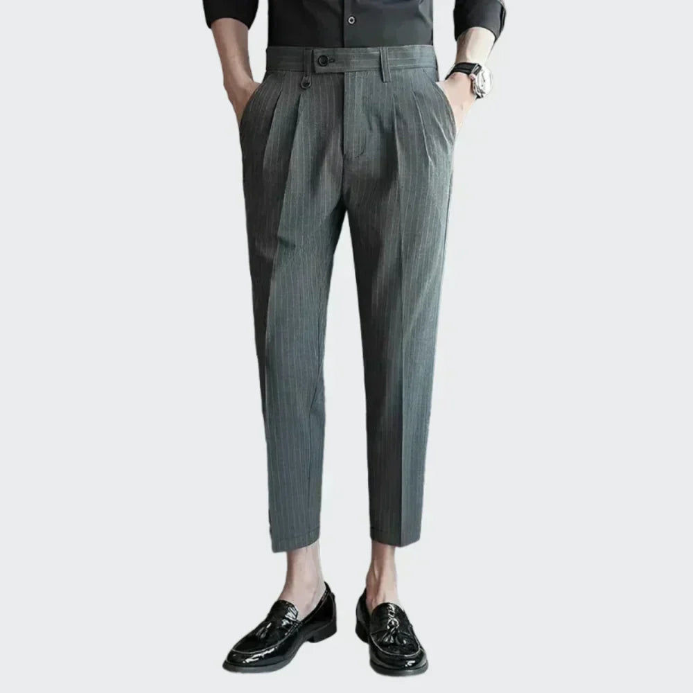 Striped Suit Trousers Valmont