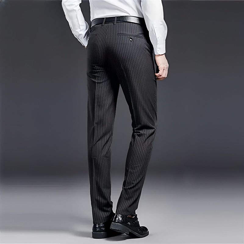 Premium Men's Suit Trousers Striped Valmont